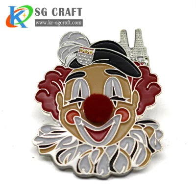 Customized Fashion Pig Shape Metal Soft Enamel Badge Masonic Lapel Pins