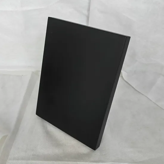 Black Acrylic Wall Awards Trophy Plaque with Stand