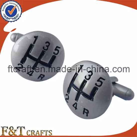 BSCI Factory Made Personalized Elegant Custom Metal Cufflink