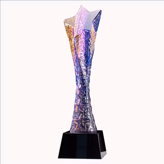 ODM OEM Awards Color Crystal Trophy for Competition